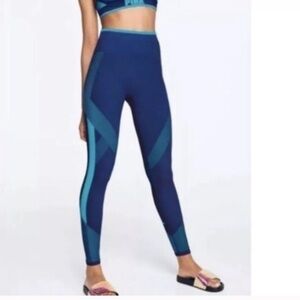 Victoria’s Secret PINK Cool & Comfy Legging blue teal contour slim booty snatch